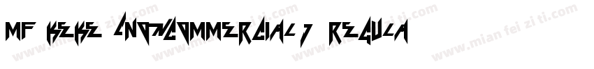 MF KeKe (Noncommercial) Regular字体转换